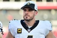 Derek Carr at New Orleans Saints v Tampa Bay Buccaneers